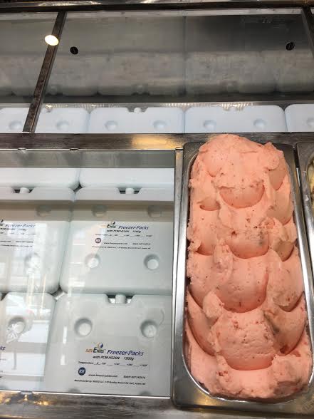 Cold Battery in Ice Cream Freezer